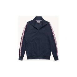 Bluzy Tommy Jeans DM0DM05489 TRUCK TRACER JKT. Czarne bluzy męskie Tommy Jeans, xl, bez wzorów, z jeansu, bez kołnierzyka, bez rękawów, bez kaptura. Za 328,92 zł.