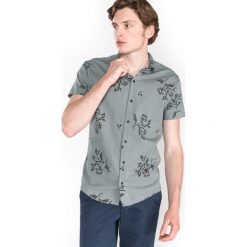 Jack & Jones Greg Koszula Szary. Szare koszule męskie Jack & Jones, l, bez wzorów, z bawełny, bez kołnierzyka, z krótkim rękawem. Za 178,95 zł.