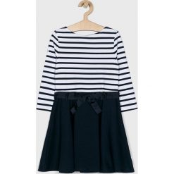 Polo Ralph Lauren - Sukienka dziecięca 128-176 cm. Niebieskie sukienki dziewczęce Polo Ralph Lauren, bez wzorów, z elastanu, casualowe, z długim rękawem, długie, maxi, rozkloszowane. W wyprzedaży za 239,90 zł.