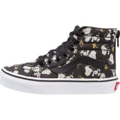 Vans SK8HI ZIP PEANUTS Tenisówki i Trampki wysokie black. Czarne trampki dziewczęce Vans, ze skóry ekologicznej. W wyprzedaży za 207,20 zł.