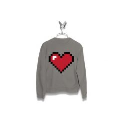 Bluza Pikselowe Serce Męska. Szare bluzy męskie Failfake, s. Za 170,00 zł.