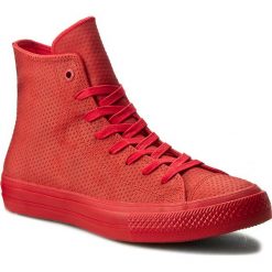 Sneakersy CONVERSE - Ctas II Hi 155764C Casino/Casino/Gum. Czerwone sneakersy męskie Converse, na co dzień, bez wzorów, ze skóry, eleganckie, bez zapięcia. W wyprzedaży za 219,00 zł.