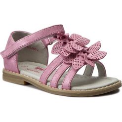 Sandały NELLI BLU C17SS268-2. Różowe sandały dziewczęce Nelli Blu, ze skóry ekologicznej, bez zapięcia. Za 59,99 zł.