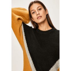 Answear - Sweter. Czarne swetry damskie ANSWEAR, s, bez wzorów, z elastanu, bez rękawów, bez kaptura. W wyprzedaży za 99,90 zł.
