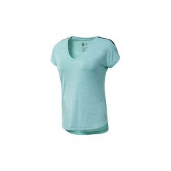 T-shirty z krótkim rękawem Reebok Sport Koszulka ACTIVCHILL. Niebieskie topy sportowe damskie marki Reebok Sport, s, z krótkim rękawem. Za 169,00 zł.