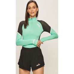 Ellesse - Longsleeve. Zielone topy damskie Ellesse, m, z aplikacjami, z elastanu, z długim rękawem. W wyprzedaży za 179,90 zł.