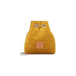 Mały worek Mili Glam Bag 2 - musztardowy. Żółte torebki klasyczne damskie Militu, bez wzorów, z bawełny, klasyczne, bez dodatków. Za 129,00 zł.