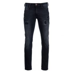 Mustang Jeansy Męskie Oregon 31/32 Ciemnoniebieski. Czarne jeansy męskie marki Mustang, m, bez wzorów, z jeansu. W wyprzedaży za 219,00 zł.