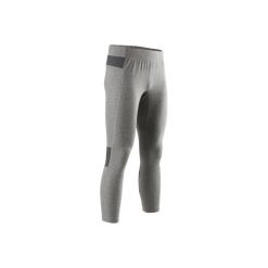 Legginsy Gym & Pilates 560 męskie. Szare spodenki i szorty męskie marki DOMYOS, xl, z elastanu. Za 79,99 zł.