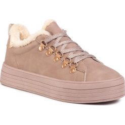 Sneakersy JENNY FAIRY - XO-DB19681CF Pink. Różowe półbuty damskie Jenny Fairy, bez wzorów, ze skóry ekologicznej, bez obcasa, na płaskiej podeszwie, bez zapięcia. Za 129,99 zł.