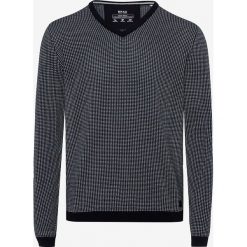 Sweter "Vidal" w kolorze granatowym. Niebieskie swetry męskie BRAX, m, bez wzorów, z wełny, bez kołnierzyka, bez kaptura. W wyprzedaży za 225,95 zł.