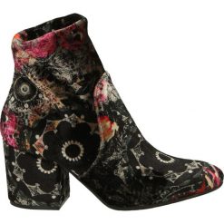 Botki - 1034 VEL 97. Brązowe botki damskie Venezia, z materiału. Za 249,00 zł.