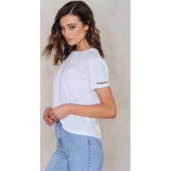 T-shirty damskie: NA-KD T-shirt Kosegruppa – White