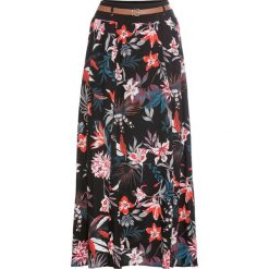 Spódnica maxi bonprix czarny z nadrukiem. Czarne spódniczki damskie bonprix, z nadrukiem, długie, maxi. Za 99,99 zł.