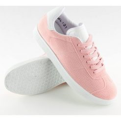 Trampki damskie różowe BL131P PINK. Różowe trampki i tenisówki damskie obuwie damskie, bez wzorów, z tkaniny, bez zapięcia. Za 65,40 zł.