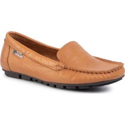 Mokasyny NESSI - 17130 Camel 91. Pomarańczowe mokasyny damskie Nessi, na co dzień, bez wzorów, ze skóry, bez obcasa, na płaskiej podeszwie, bez zapięcia. W wyprzedaży za 189,00 zł.