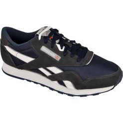 Granatowe Buty Reebok Classic Nylon M 39749. Niebieskie buty sportowe męskie Reebok, ze skóry, na sznurówki, reebok classic. W wyprzedaży za 289,00 zł.