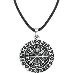 Łańcuszki męskie: etNox Magic and Mystic Viking Compass Wisiorek + Rzemyk standard