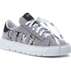 Sneakersy STOKTON - Thunder-D Shine Mix. Szare półbuty damskie Stokton, ze skóry. Za 1279,00 zł.