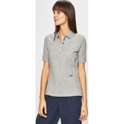 Tommy Hilfiger - Top. Czerwone bluzki damskie TOMMY HILFIGER, s, bez wzorów, z elastanu, bez kołnierzyka. W wyprzedaży za 179,90 zł.