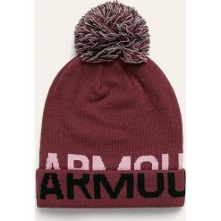 Under Armour - Czapka. Szare czapki damskie Under Armour, bez wzorów, z dzianiny. W wyprzedaży za 59,90 zł.