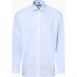 Eterna Modern Fit - Koszula męska niewymagająca prasowania, niebieski. Niebieskie koszule męskie non-iron Eterna Modern Fit, m, z bawełny, z klasycznym kołnierzykiem. Za 229,95 zł.
