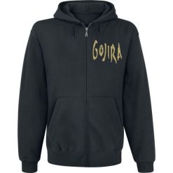 Bejsbolówki męskie: Gojira Sun Swallower Bluza z kapturem rozpinana czarny