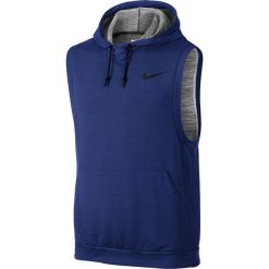 Nike Koszulka męska Dri-Fit Fleece Pullover granatowa r. XL (742618 455). Niebieskie t-shirty męskie Nike, m, dri-fit (nike). Za 172,68 zł.