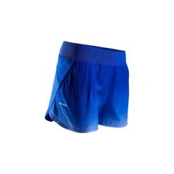 Spodenki tenisowe Sh soft 500 damskie. Niebieskie szorty damskie ARTENGO, m, w paski, z elastanu. Za 49,99 zł.