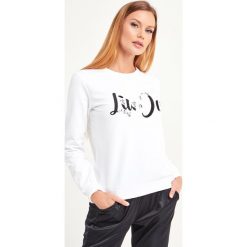 BLUZA LIU JO SPORT. Czarne bluzy sportowe damskie Liu Jo Sport, xs, z haftami, z elastanu, bez rękawów, bez kaptura. Za 459,00 zł.