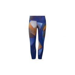 Legginsy i Rajstopy Reebok Sport Legginsy 3/4 Yoga Lux Bold. Niebieskie legginsy sportowe damskie marki Reebok Sport, s. Za 179,00 zł.