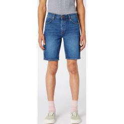 Wrangler Szorty Niebieski. Niebieskie spodenki i szorty męskie Wrangler, bez wzorów, z bawełny. Za 257,95 zł.