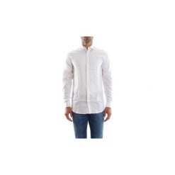 Koszule z długim rękawem Jack Jones 12113144 PENNT. Białe koszule męskie Jack & Jones, xl, bez wzorów, bez kołnierzyka, z długim rękawem. Za 194,00 zł.