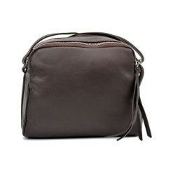 Torebki klasyczne damskie: Skórzana torebka w kolorze brązowym – (S)20 x (W)22 x (G)9 cm