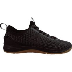 R CROSSFIT NANO 8.0 BLACK/ALLOY/GUM. Czarne buty sportowe męskie Reebok, na wiosnę, z materiału, bez zapięcia, na fitness i siłownię. Za 399,99 zł.