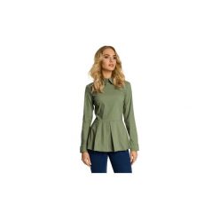 Bluzki Moe M339 Koszula odcinana w talii. Szare bralety damskie marki Moe, s. Za 89,00 zł.