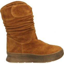 Botki - 102602 TABA12. Brązowe botki damskie zamszowe marki Venezia. Za 249,00 zł.