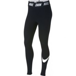 LEGINSY SPORTSWEAR CLUB. Białe legginsy sportowe damskie Nike, s, bez wzorów, z bawełny. Za 119,99 zł.