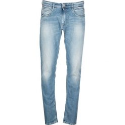 Dżinsy "Rob" - Regular fit - w kolorze błękitnym. Niebieskie jeansy męskie Replay, m, w paski, klasyczne. W wyprzedaży za 277,95 zł.