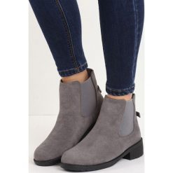 Szare Botki Love This Way. Szare botki damskie saszki Born2be, na zimę, klasyczne, na niskim obcasie. Za 79,99 zł.