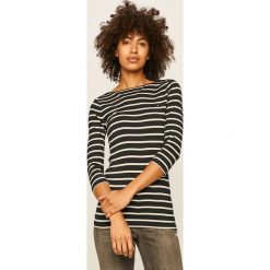 Tommy Hilfiger - Longsleeve. Niebieskie bluzki damskie TOMMY HILFIGER, s, bez wzorów, z elastanu, z okrągłym kołnierzem. Za 229,90 zł.