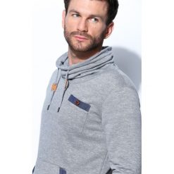 Bluzy męskie: Szara Bluza Hermit