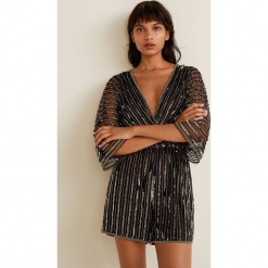 Mango - Kombinezon American. Szare kombinezony z printem Mango, l, z materiału. Za 349,90 zł.