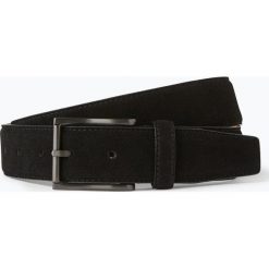 Nils Sundström - Męski pasek skórzany, czarny. Brązowe paski męskie marki JOOP!, w paski, ze skóry, eleganckie. Za 119,95 zł.