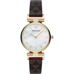Emporio Armani - Zegarek AR11297. Czarne zegarki damskie Emporio Armani, ze stali. W wyprzedaży za 899,90 zł.