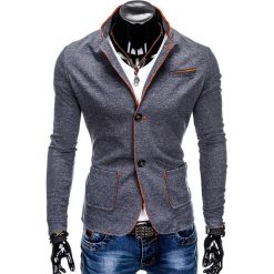 Marynarki męskie: MARYNARKA MĘSKA CASUAL M90 – GRANATOWA
