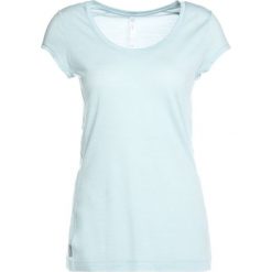 Topy sportowe damskie: Icebreaker SPHERE SCOOP Tshirt basic dew heather