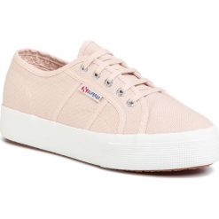 Tenisówki SUPERGA - 2730 Cotu S00C3N0 Pink Skin W6Y. Różowe półbuty damskie Superga, bez wzorów, z gumy, bez zapięcia. Za 279,00 zł.