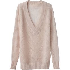 Kardigany damskie: Sweter z dekoltem w serek