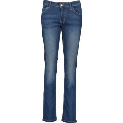 Dżinsy "Sissy" - Slim fit - w kolorze granatowym. Niebieskie jeansy damskie Mustang, l, w paski, klasyczne, z podwyższonym stanem. W wyprzedaży za 167,95 zł.